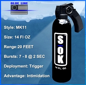 SOK Blue Line Defense Spray 14 FLOZ With Trigger