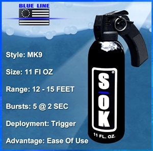 SOK Defense Spray With Trigger 11 FLOZ